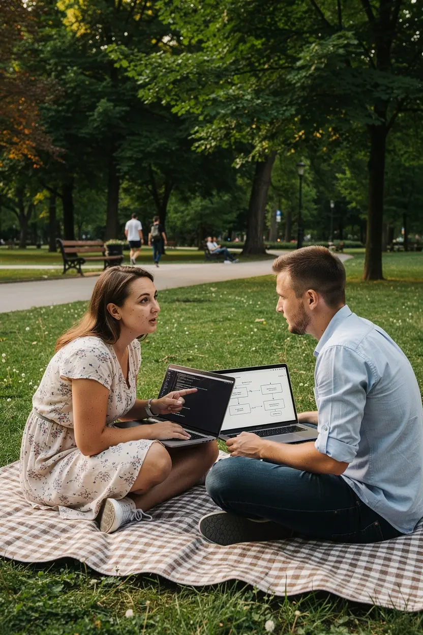 Professional team collaboration